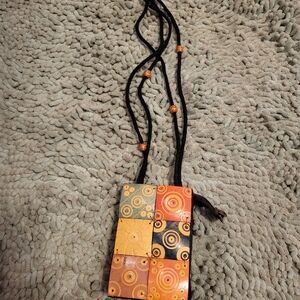 CLEARANCE VTG Colorful Geometric Cross Body Carry Bag